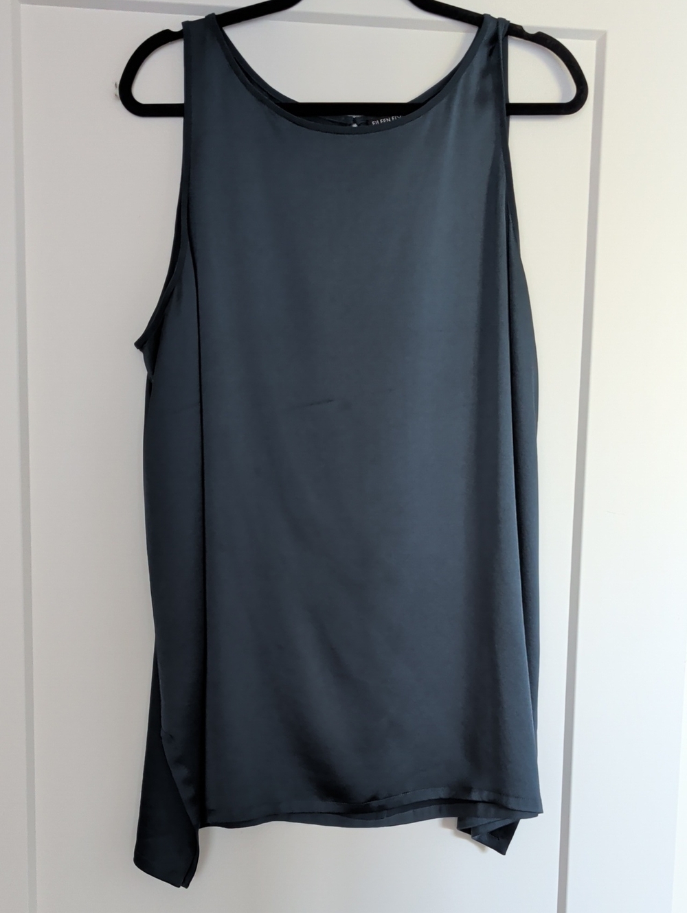 Eileen Fisher Slate Blue Sleeveless Top